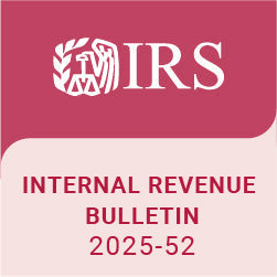 Highlights of Internal Revenue Bulletin 2025-52 – 12/22/2025