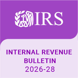 Highlights of Internal Revenue Bulletin 2026-28 - 7/6/2026