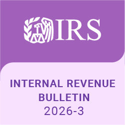 Highlights of Internal Revenue Bulletin 2026-3– 1/12/2026