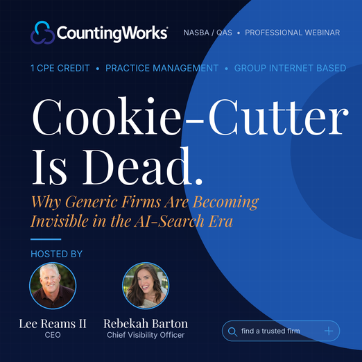Cookie-Cutter Is Dead: Building a Recognizable Accounting Firm in the Age of AI Search - 1 Hr CPE