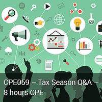 CPE059 – Tax Season Q&A – 8 hours CPE