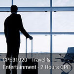 CPE31020 - Travel & Entertainment - 2 Hours CPE
