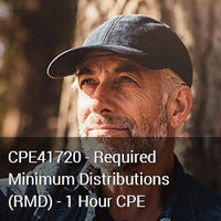 CPE41720 - Required Minimum Distributions (RMD) - 1 Hour CPE